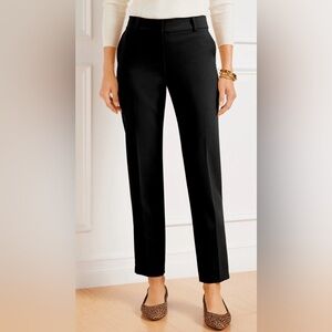 Talbots Women's Black Straight Leg Ankle Pants